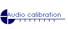 Audio calibration
